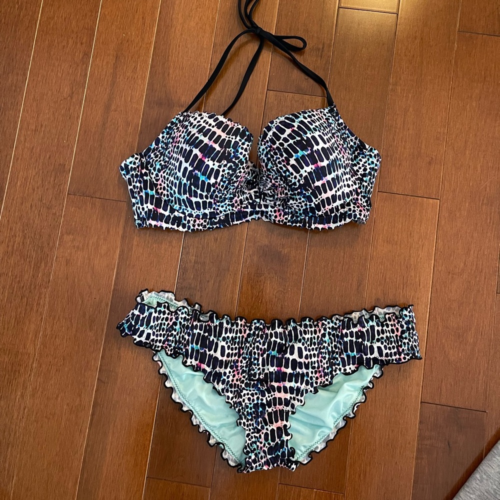 Animal print bikini